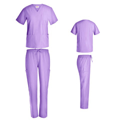 Unisex 4-Way Stretch Straight Leg Scrub Set