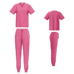 Unisex 4-Way Stretch Jogger Scrub Set