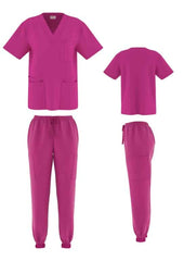 Unisex 4-Way Stretch Jogger Scrub Set