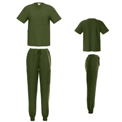 Unisex 4-Way Stretch Jogger Scrub Set