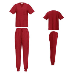 Unisex 4-Way Stretch Jogger Scrub Set