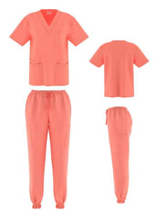 Unisex 4-Way Stretch Jogger Scrub Set
