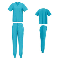 Unisex 4-Way Stretch Jogger Scrub Set