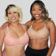 Satin Trim T-Shirt Bra